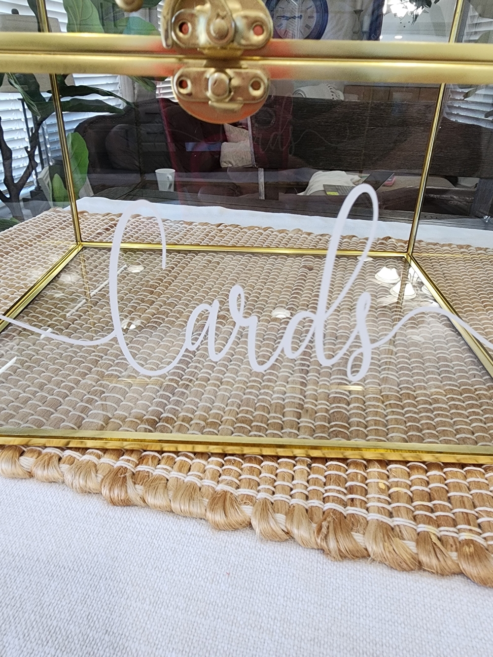 Extra Large Gold Card Box